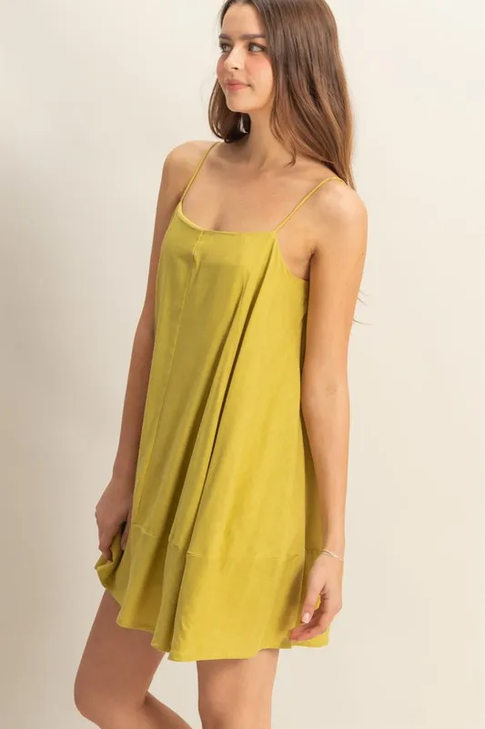 A-Line-Flowy-Mini-Cami-Dress-with-Pockets-Chartreuse-2