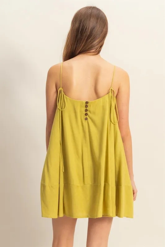 A-Line-Flowy-Mini-Cami-Dress-with-Pockets-Chartreuse-3