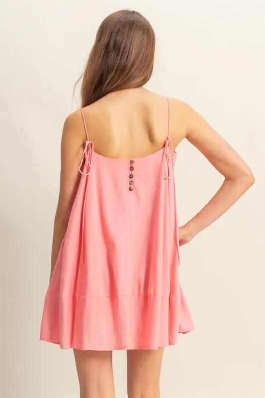 A-Line-Flowy-Mini-Cami-Dress-with-Pockets-Coral-2