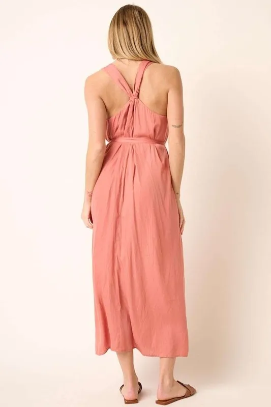 Cross-Back-Belted-V-Neck-Tank-Maxi-Dress-Ginger-4
