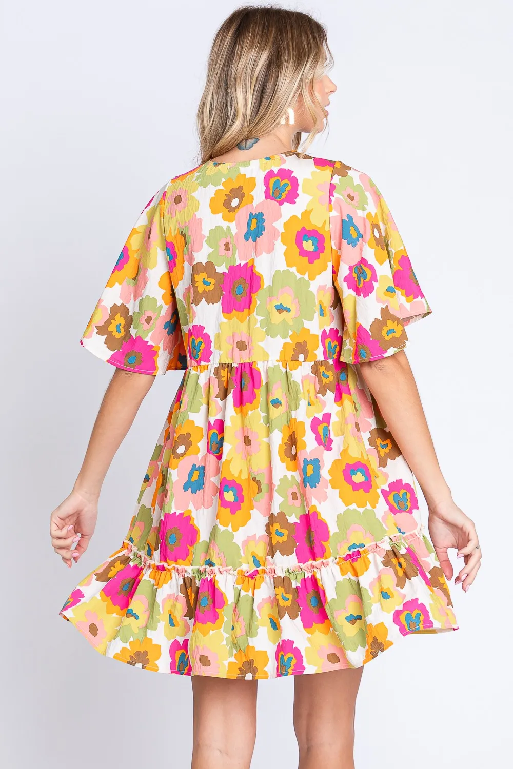 Floral-V-Neck-Ruffle-Hem-Mini-Dress-Floral-2