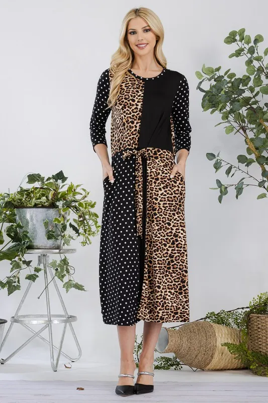 Full-Size-Multi-Pattern-Front-Tie-Midi-Dress-Plus-Size-Leopard-3