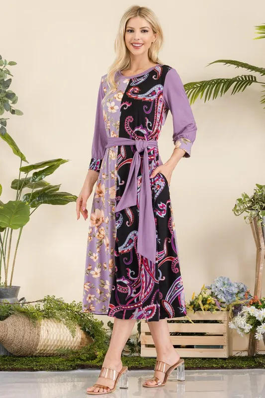 Full-Size-Paisley-And-Floral-Contrast-Tent-Midi-Dress-Plus-Size-Pink-Purple-3