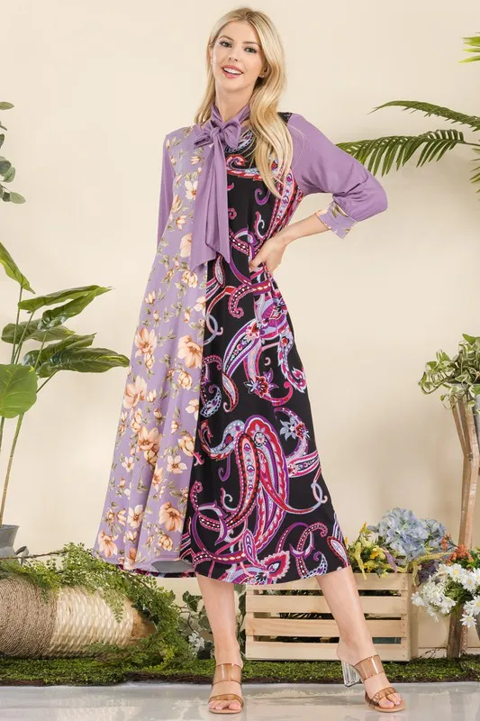 Full-Size-Paisley-And-Floral-Contrast-Tent-Midi-Dress-Plus-Size-Pink-Purple-4