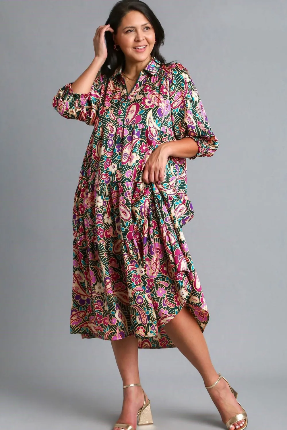 Full-Size-Paisley-Print-Satin-Tiered-Midi-Dress-Plus-Size-Tealgreen-3