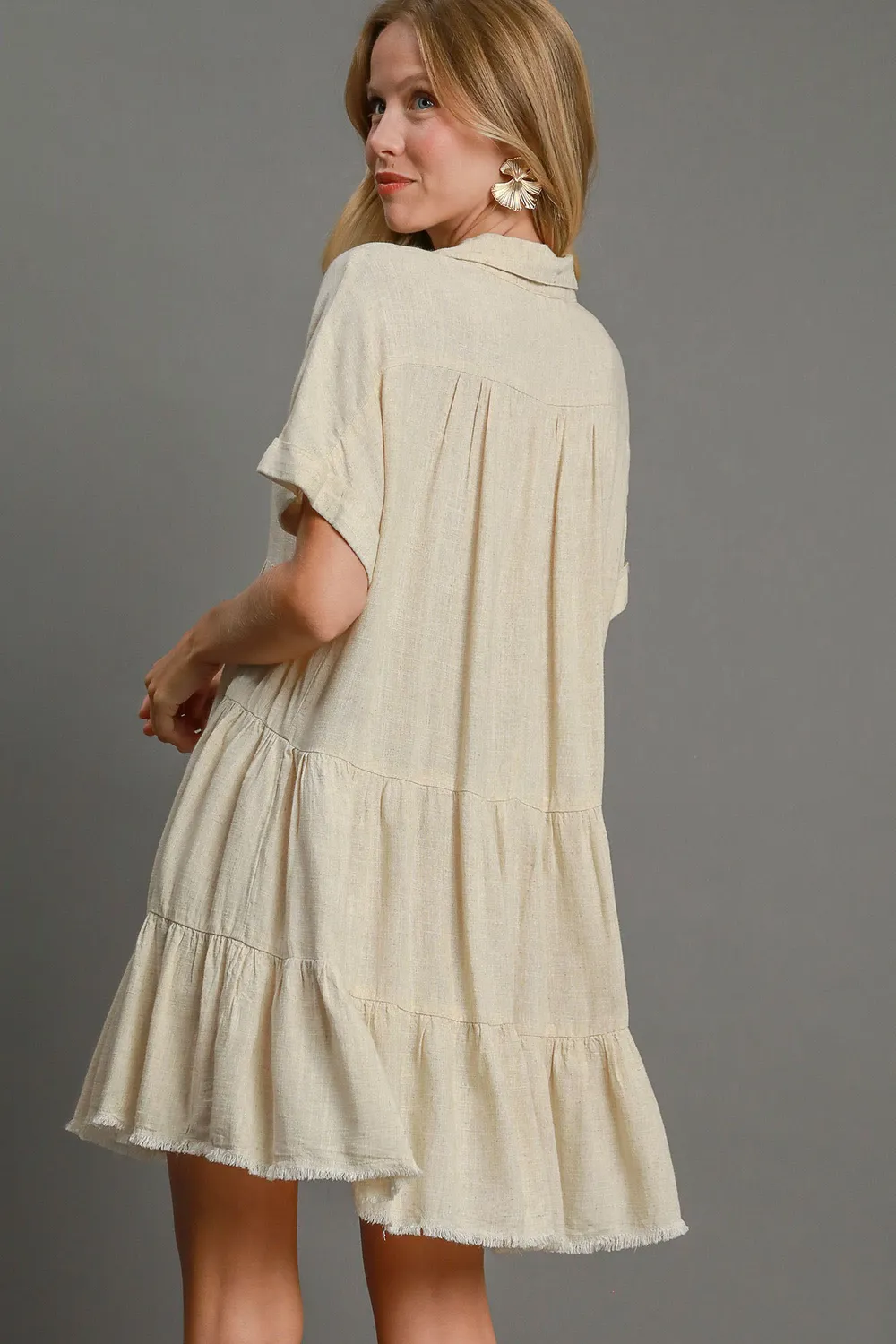 Full-Size-Raw-Hem-Folded-Sleeve-Tiered-Dress-Plus-Size-Oatmeal-2