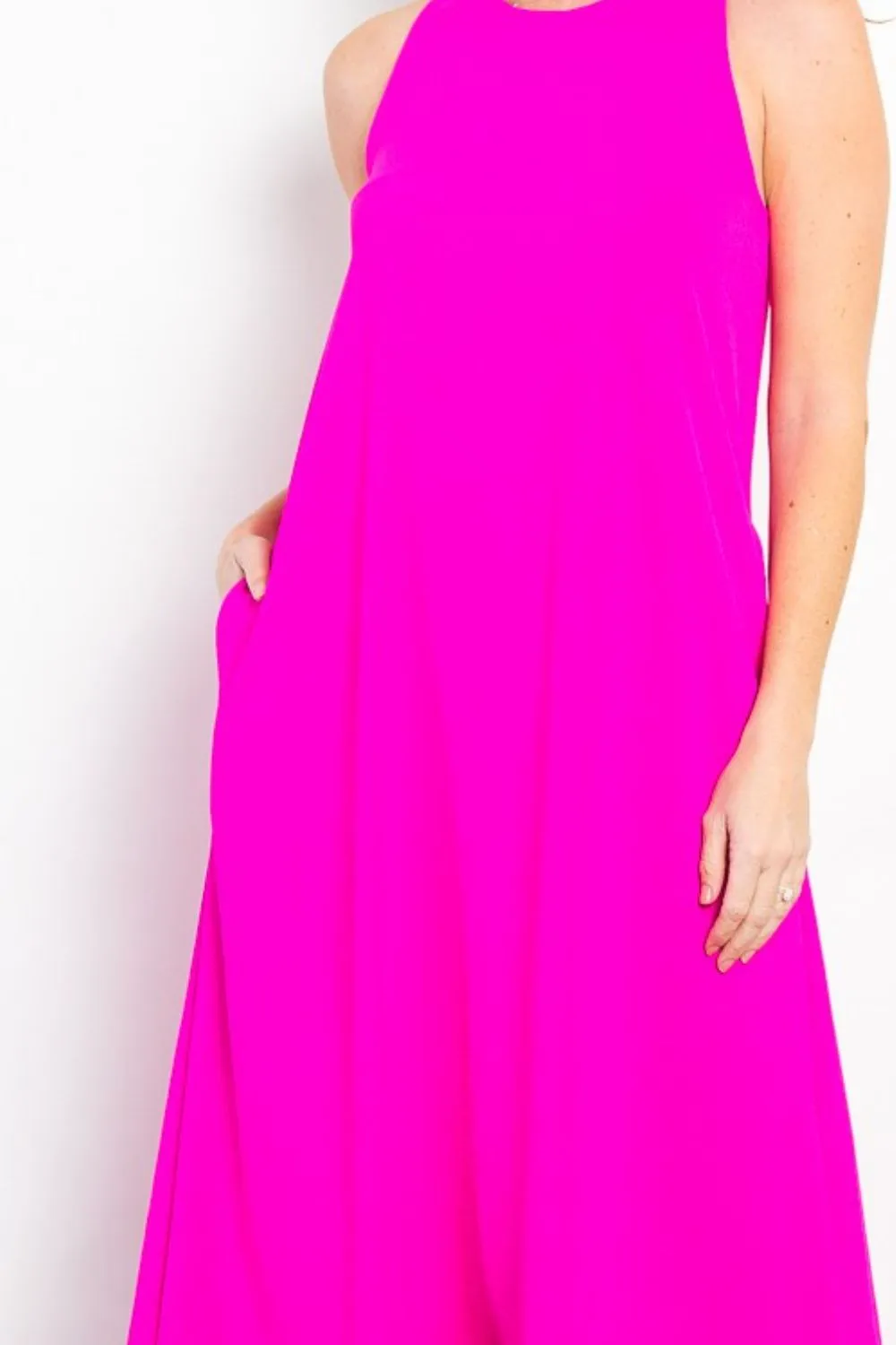 Midi-Tank-Dress-with-Pockets-Magenta-3