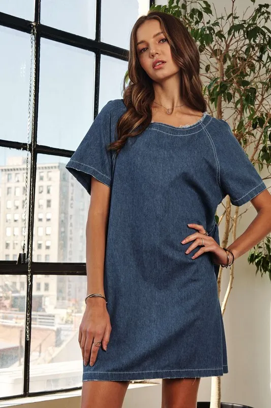 Raw-Hem-Mini-Denim-Dress-with-Pockets-Dark-2
