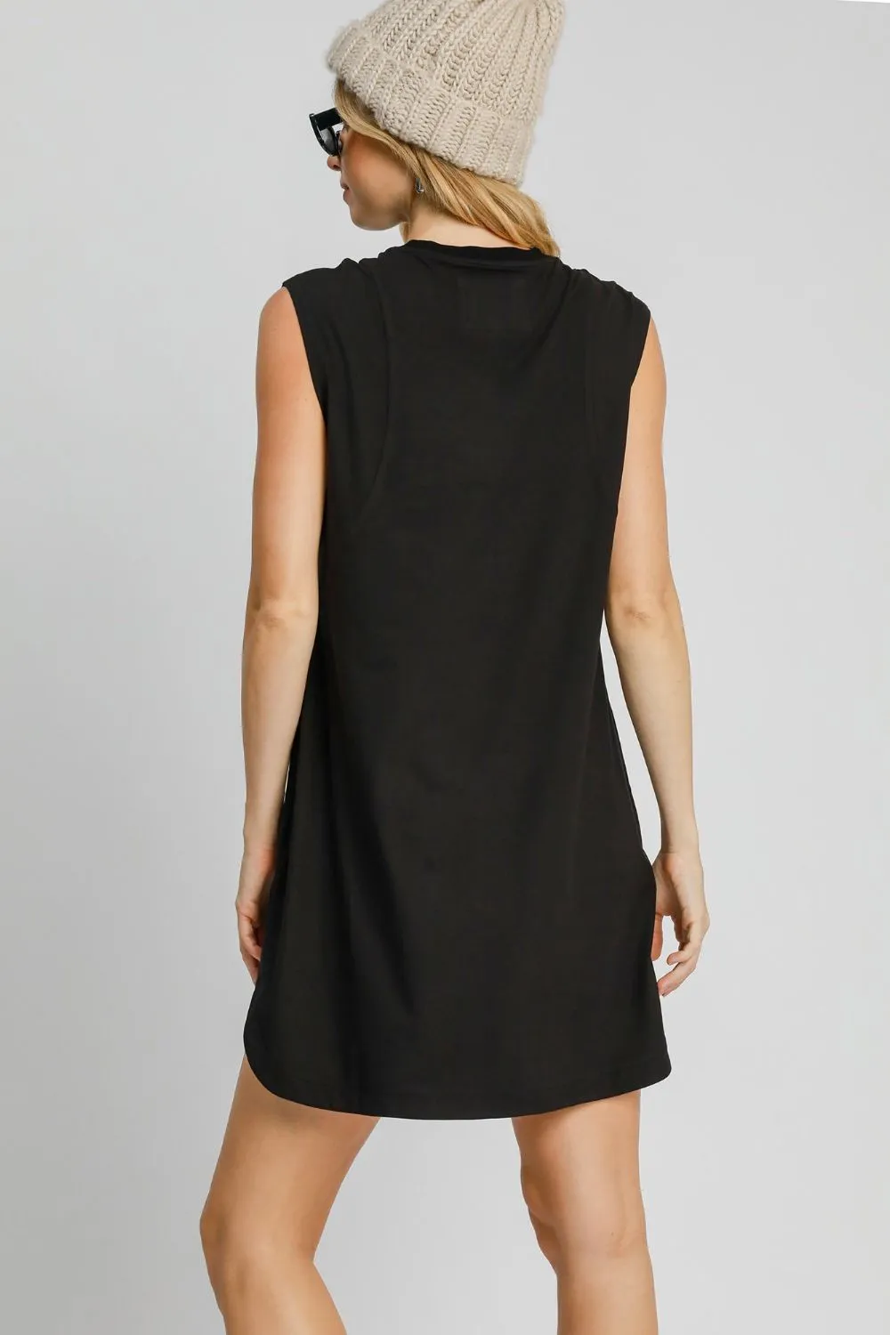 Round-Neck-Sleeveless-High-Low-Curved-Hemline-Mini-Dress-Black-2