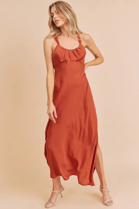 Ruched-Side-Slit-Cutout-Back-Maxi-Cami-Dress-Orange-Red-2