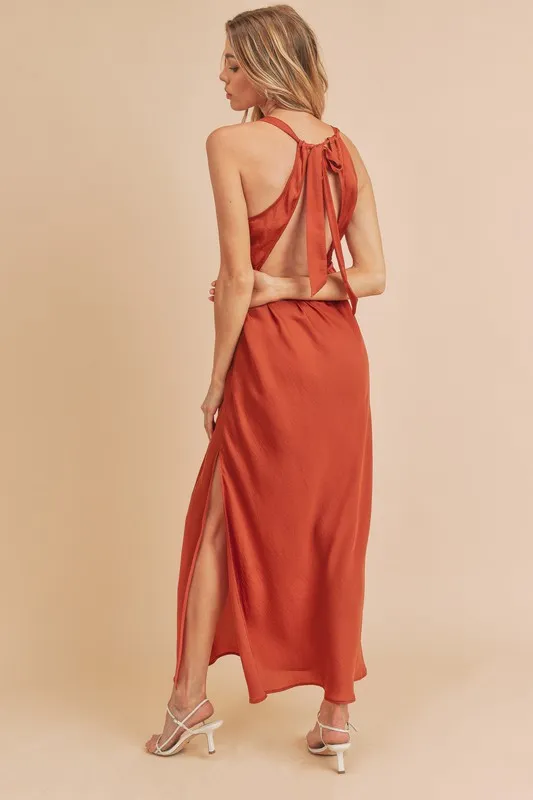 Ruched-Side-Slit-Cutout-Back-Maxi-Cami-Dress-Orange-Red-3