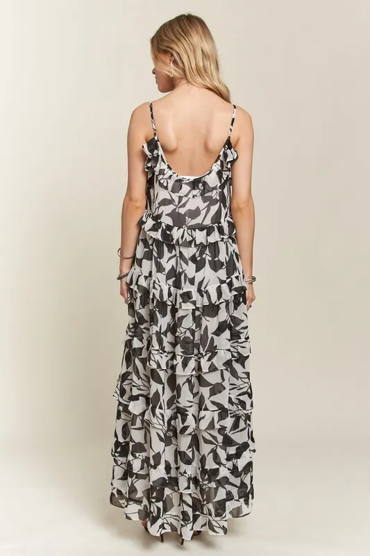 Ruffled-Tiered-Scoop-Neck-Cami-Dress-Black-3