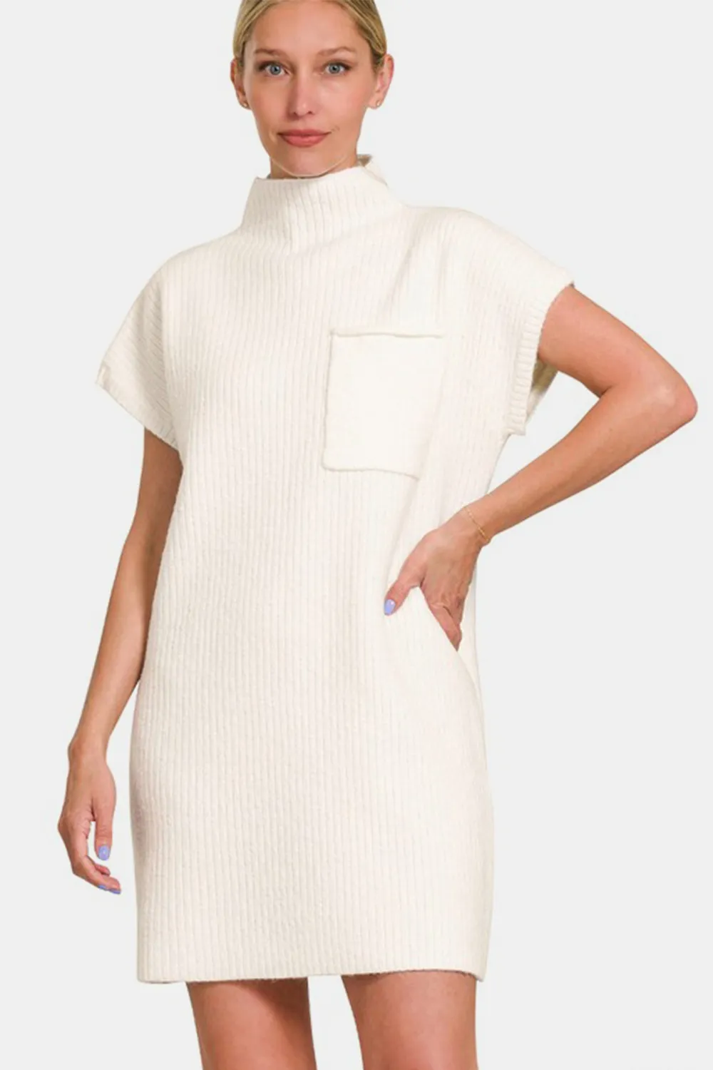 Short-Sleeve-Sweater-Mini-Dress-Ivory-3