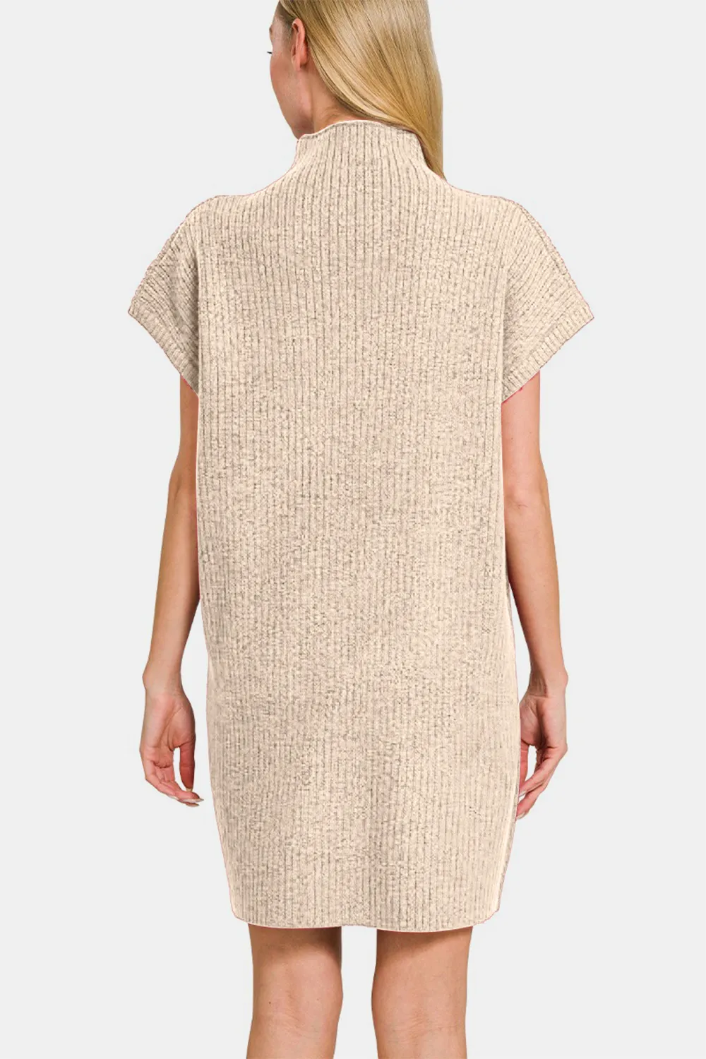 Short-Sleeve-Sweater-Mini-Dress-Sand-Beige-2