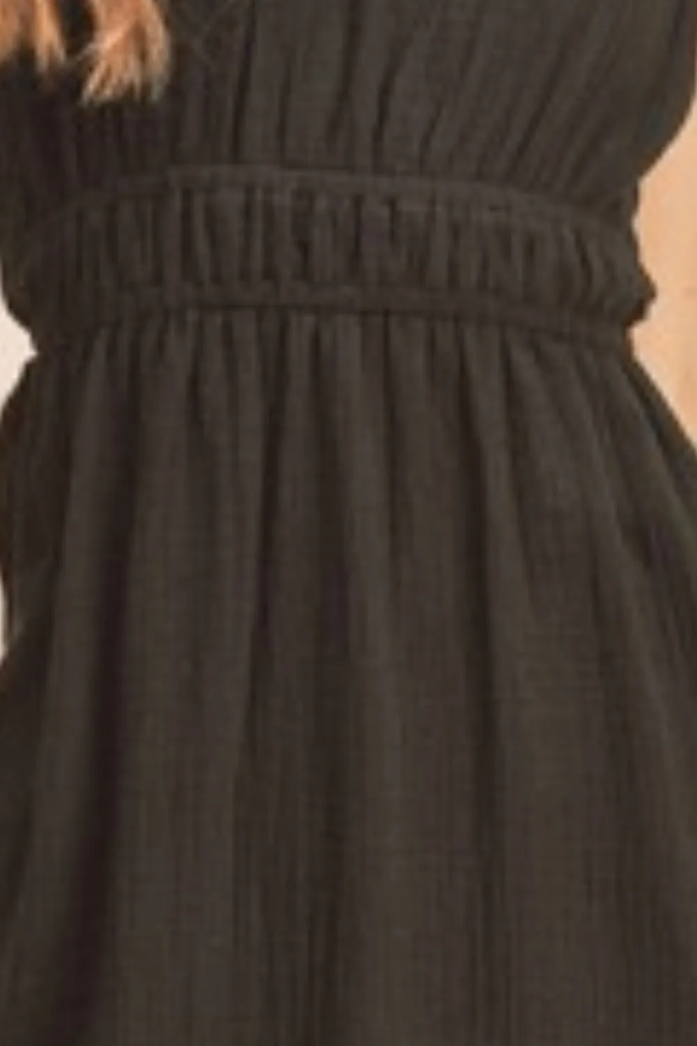 Side-Slit-Round-Neck-Sleeveless-Tank-Dress-Black-3