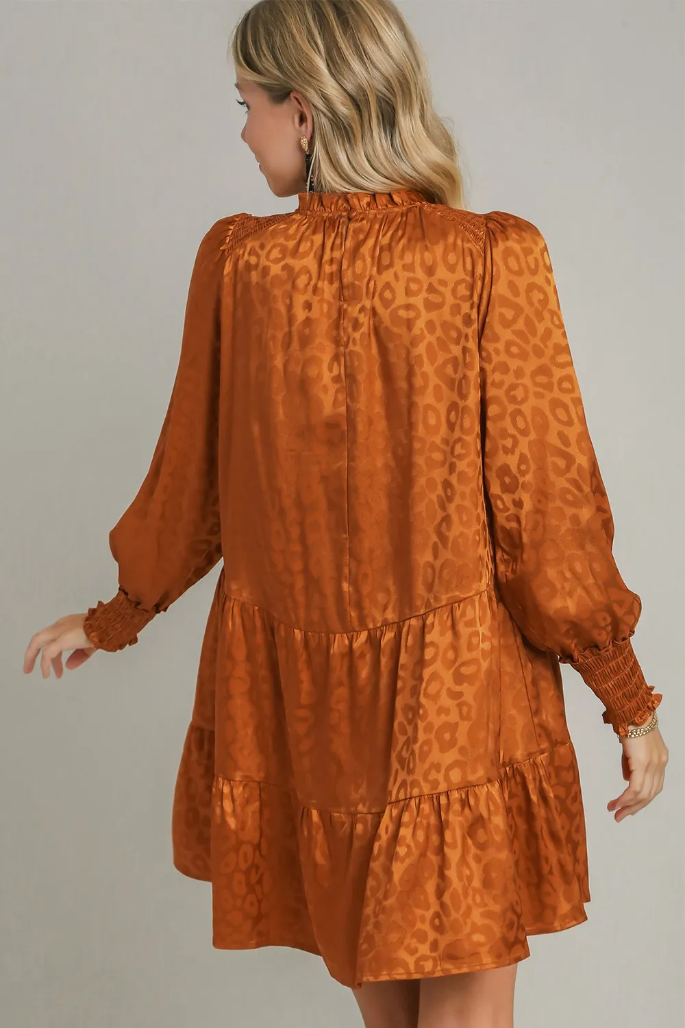 Smocked-Leopard-Long-Sleeve-Tiered-Dress-Copper-2