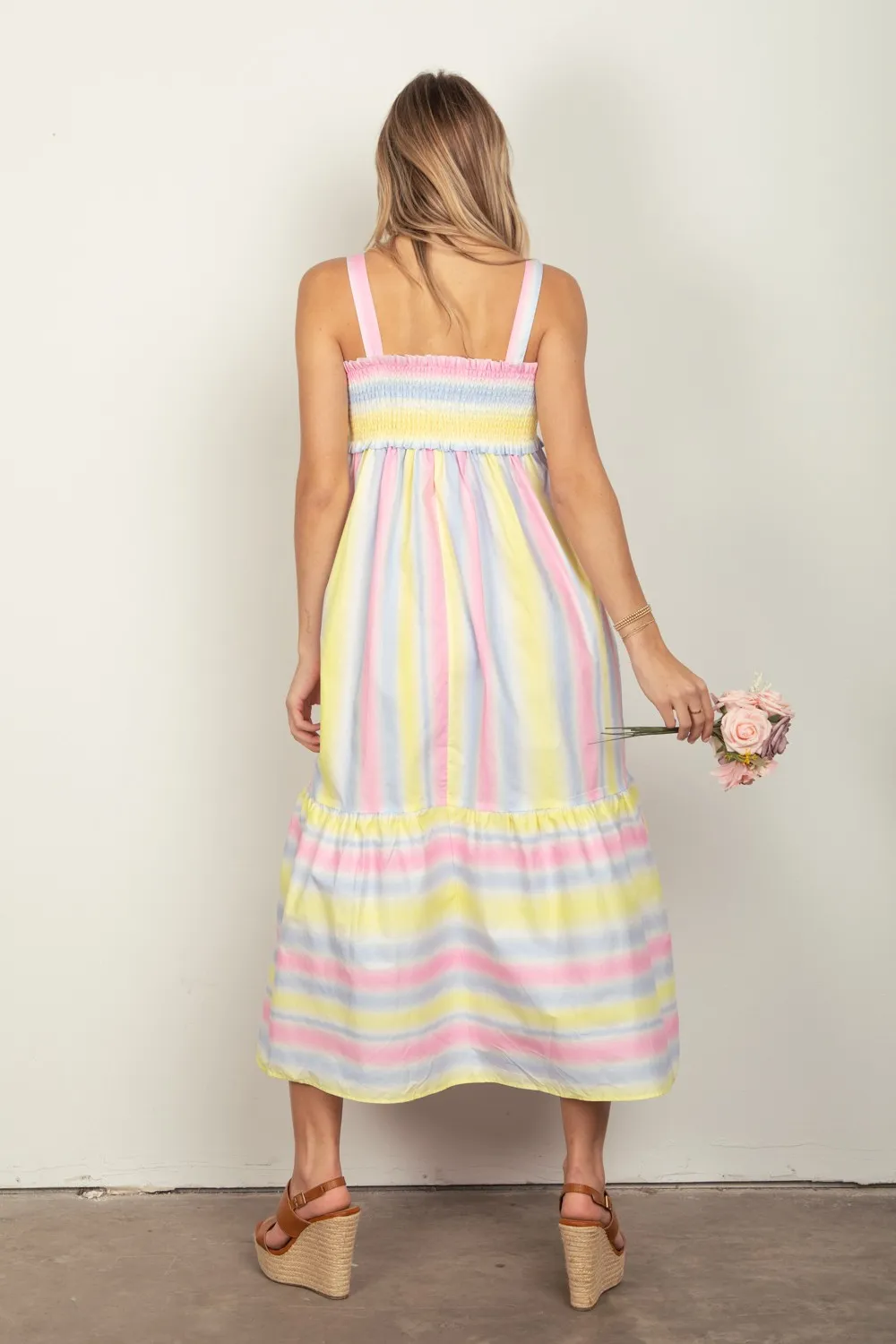 Striped-Woven-Smocked-Midi-Cami-Dress-Pinkcombo-2